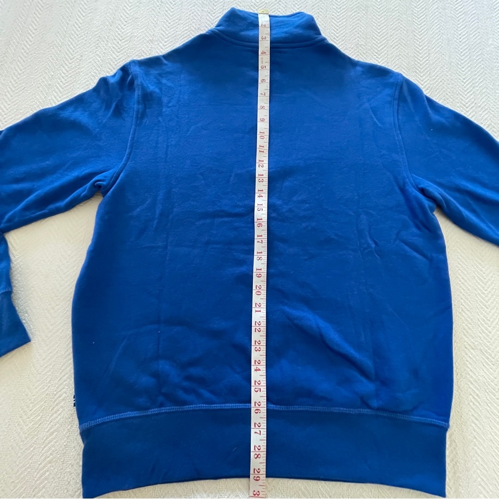 Nautica Super Soft Quarter-Zip Pullover - NEW Royal Blue/Navy Bliss! ⚓️ Small - Picture 8 of 11